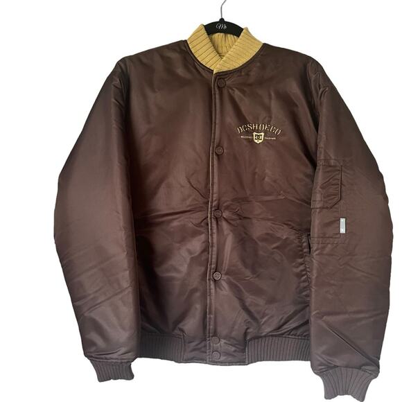 DC Shoes Men's Nexus Tech Reversible  Bomber Jacket Size M - Picture 1 of 8